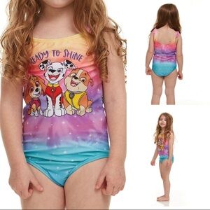 Toddler Girl Nickelodeon Paw Patrol Ruffled One-Piece UPF 50+ Swimsuit, 2T